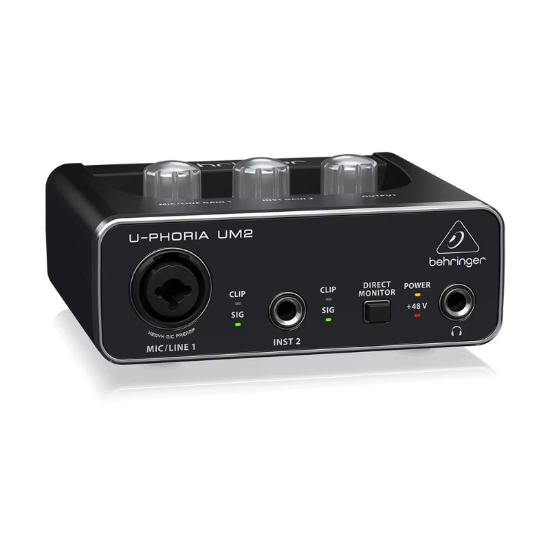 Audio Interface Usb - Tarjeta de Sonido Behringer U-Phoria UM2,