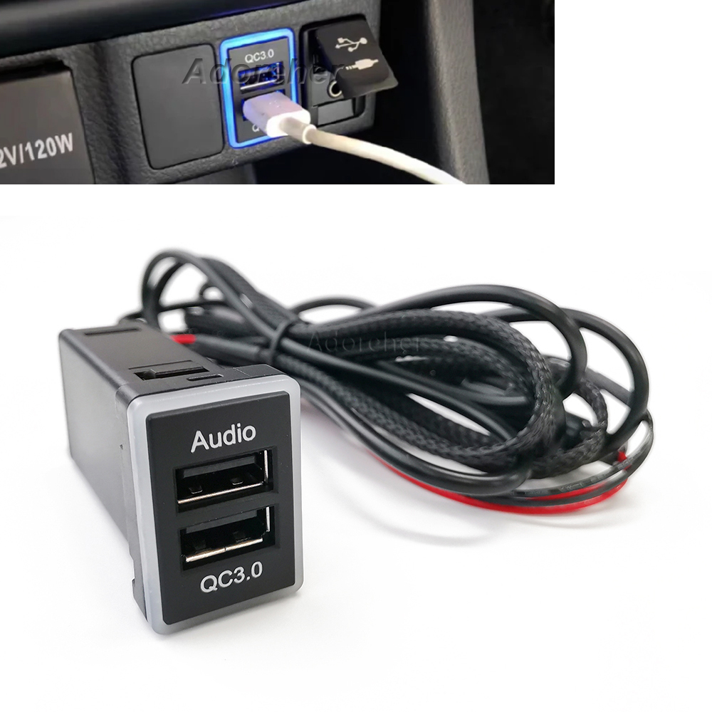 Audio Interface Usb - Cargador de coche rápido, interfaz USB