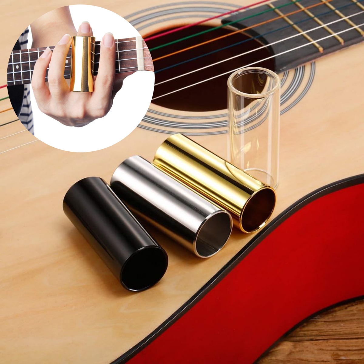 Guitar Slide Tube - Miwayer Guitar Slider 60 mm de