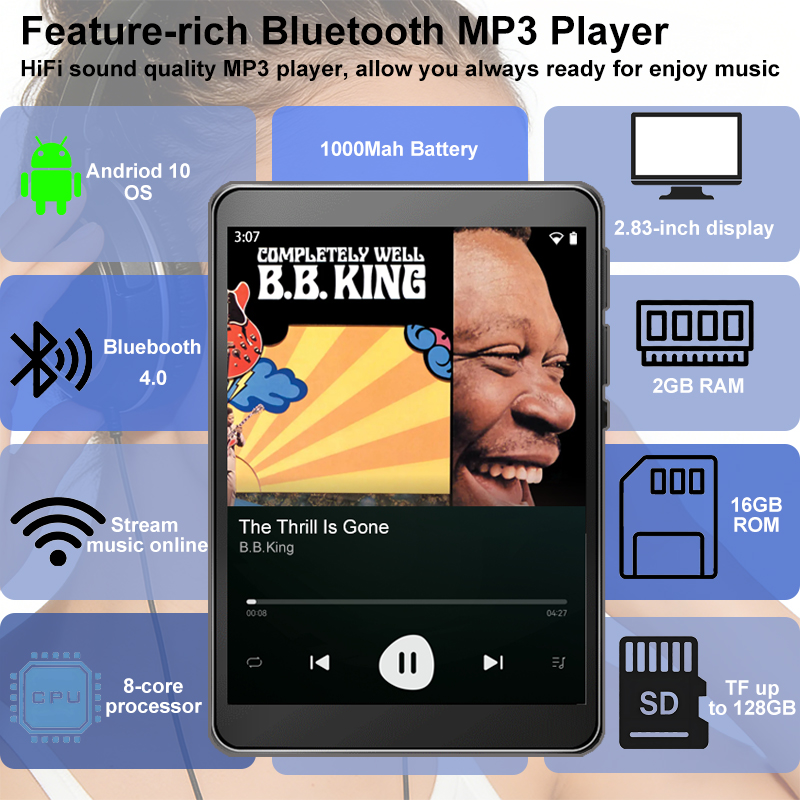 Audio Music For Download - Reproductor MP3 WiFi Android 10 Spotify