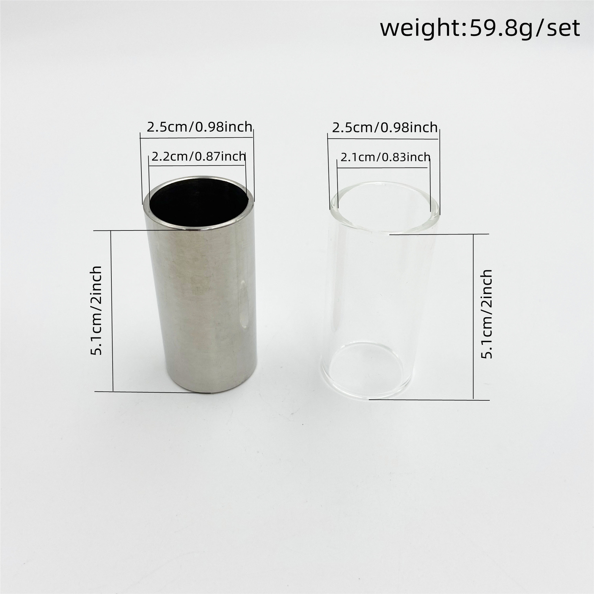 Guitarra Glass + Slide de Guit - Guitar Slide Tube reseña y precio