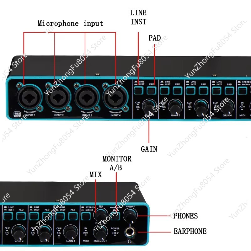 Interfaz de Audio de ordenador - Audio Interface Usb reseña y precio