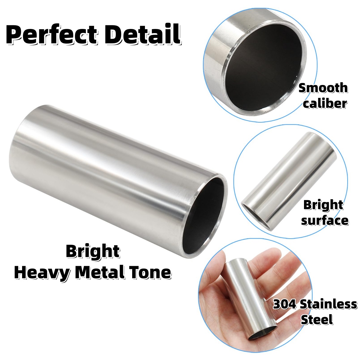 Miwayer Guitar Slider 60 mm de - Guitar Slide Tube reseña y precio