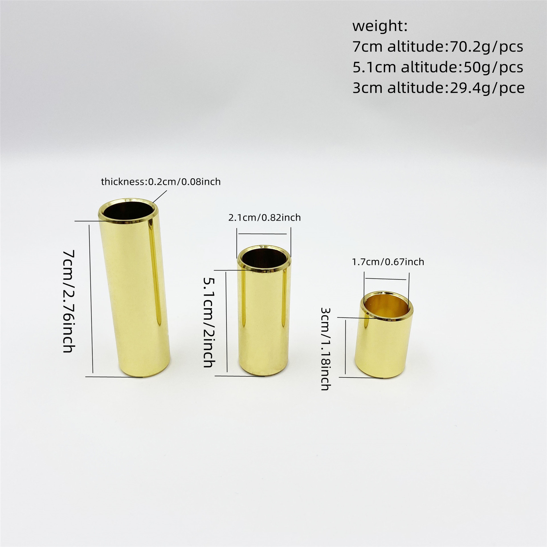 Paquete de 12 Slides de Guitar - Guitar Slide Tube reseña y precio